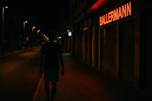 Betrunkener Tourist der alleine am Ballermann 2025 nach Hause läuft
