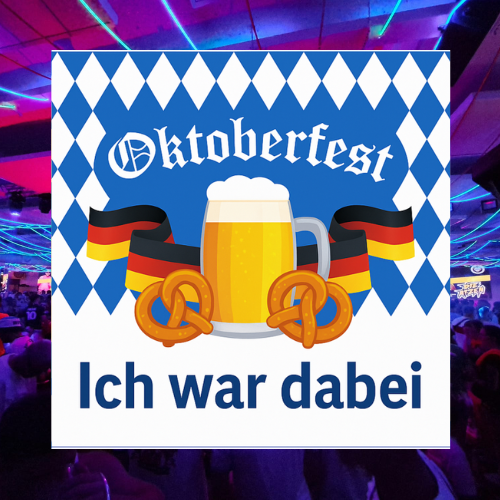 Lustiger Oktoberfest Aufkleber für die Wiesn 2025